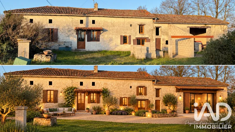 Maison de campagne à Fontaines-d'Ozillac (17500)